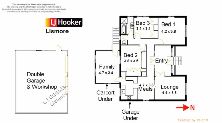 Floorplan of Homely house listing, 543 Ballina Road, Goonellabah NSW 2480