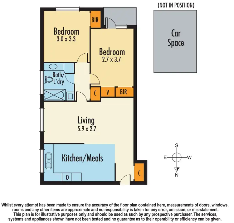 Floorplan of Homely unit listing, 2/16-18 Close Avenue, Dandenong VIC 3175