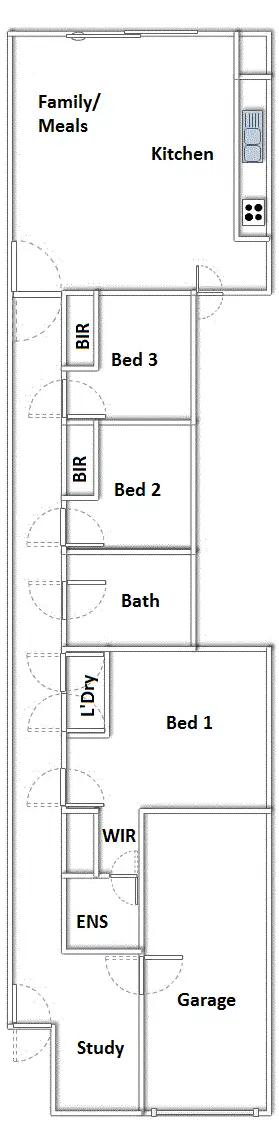 Floorplan of Homely house listing, 6 Minindee Avenue, Andrews Farm SA 5114