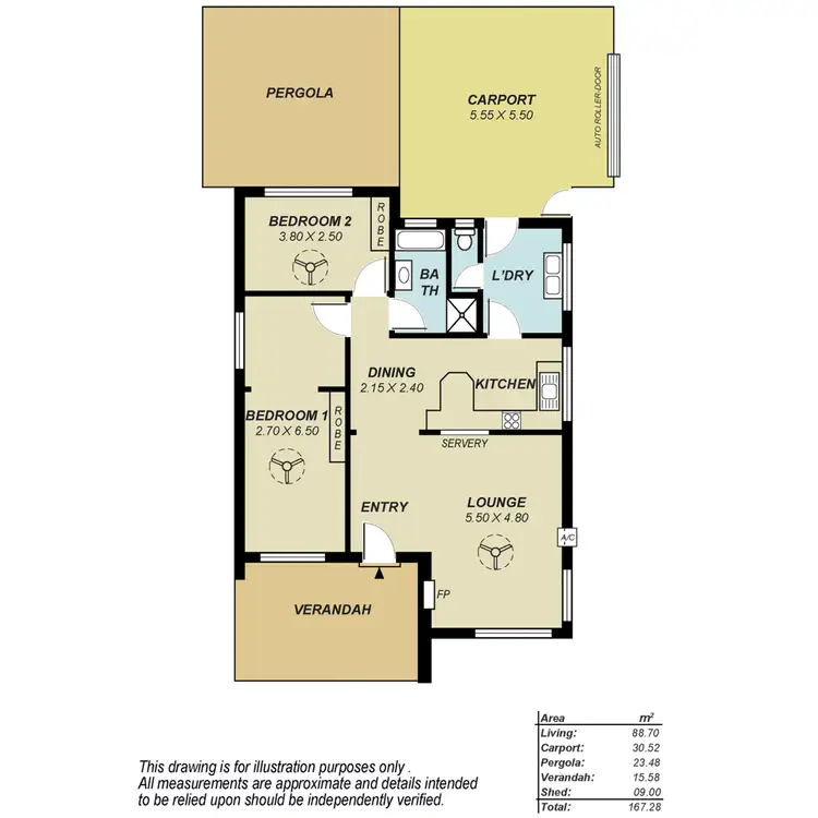 Floorplan of Homely house listing, 22 Heather Avenue, Windsor Gardens SA 5087
