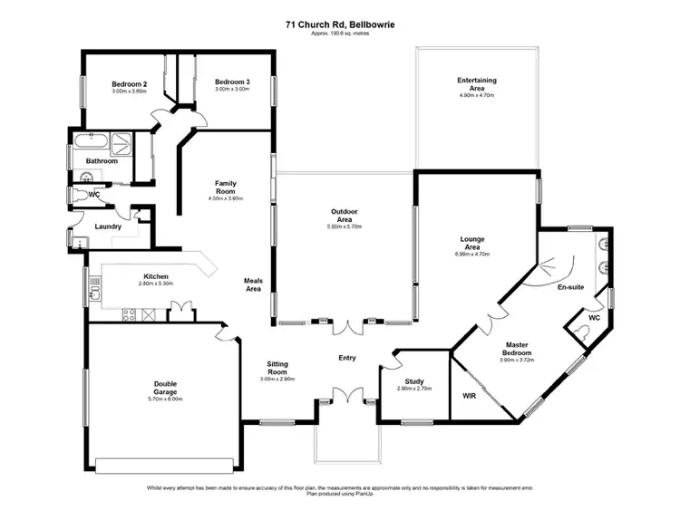 Floorplan of Homely house listing, 71 Church Road, Bellbowrie QLD 4070