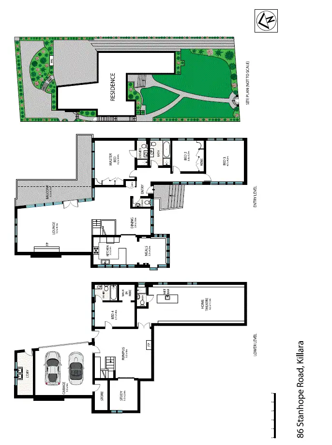 Floorplan of Homely house listing, 86 Stanhope Road, Killara NSW 2071