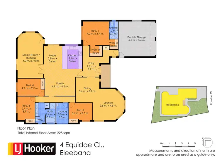 Floorplan of Homely house listing, 4 Equidae Close, Eleebana NSW 2282