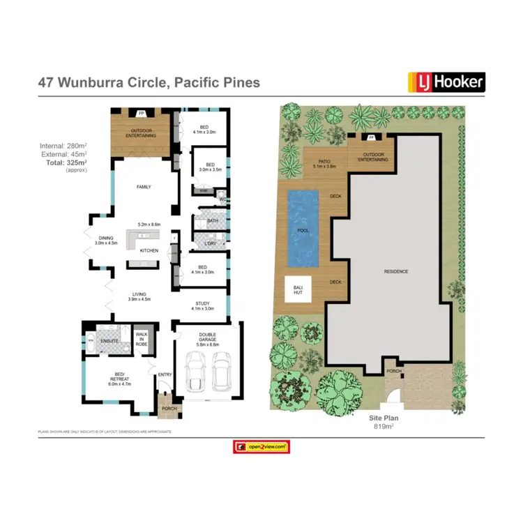 Floorplan of Homely house listing, 47 Wunburra Circle, Pacific Pines QLD 4211