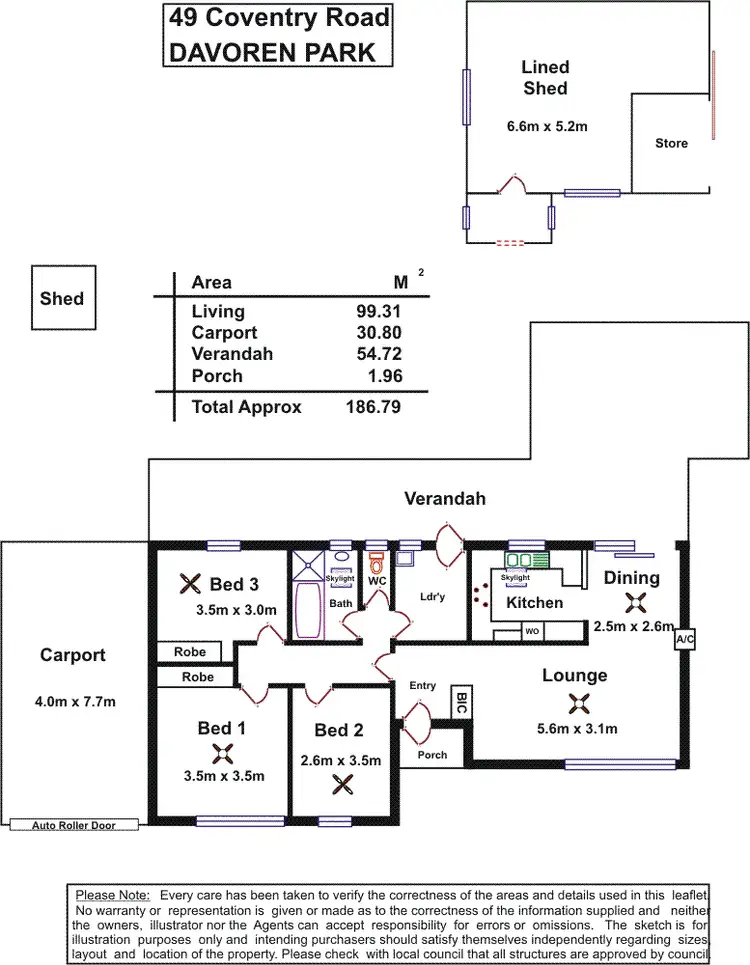 Floorplan of Homely house listing, 49 Coventry Road, Davoren Park SA 5113