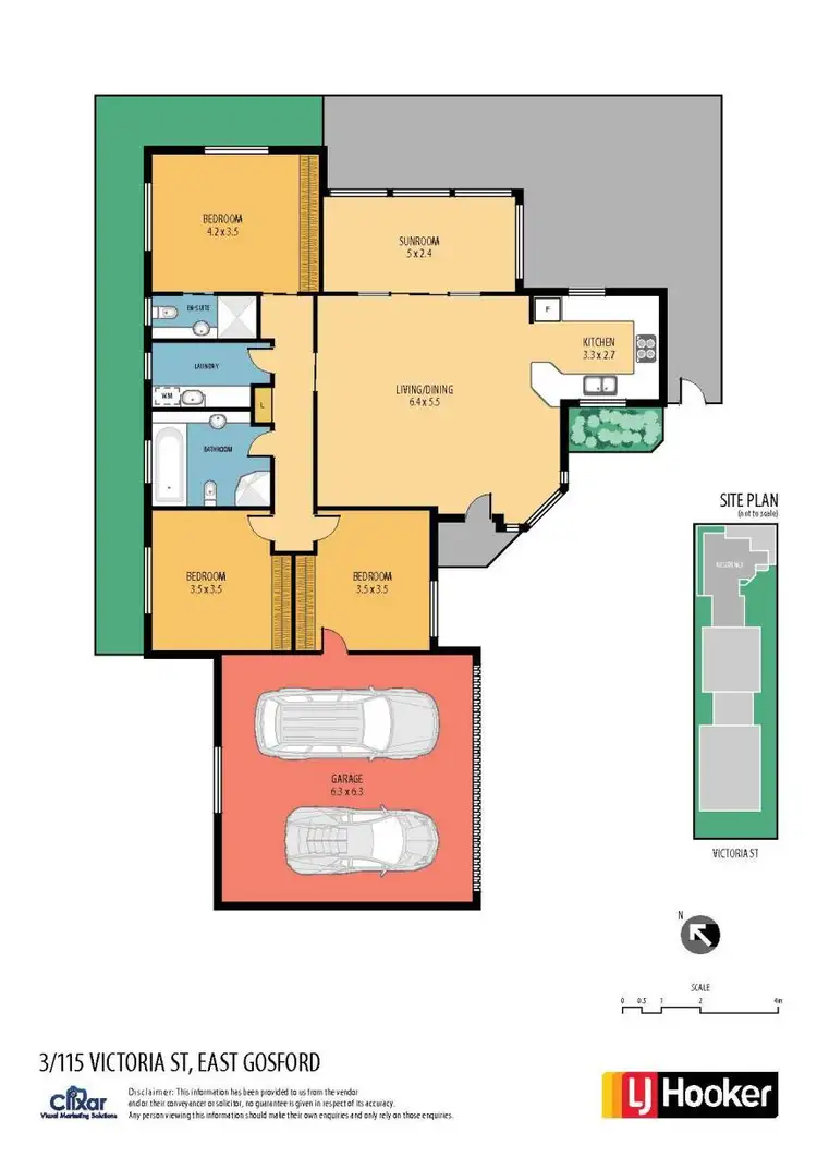 Floorplan of Homely villa listing, 3/115 Victoria Street, East Gosford NSW 2250