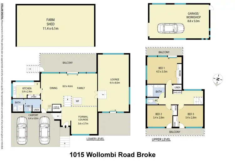 Floorplan of Homely house listing, 1015 Wollombi Road, Broke NSW 2330