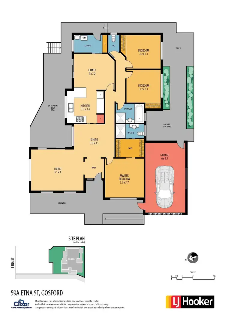 Floorplan of Homely house listing, 59A Etna Street, Gosford NSW 2250