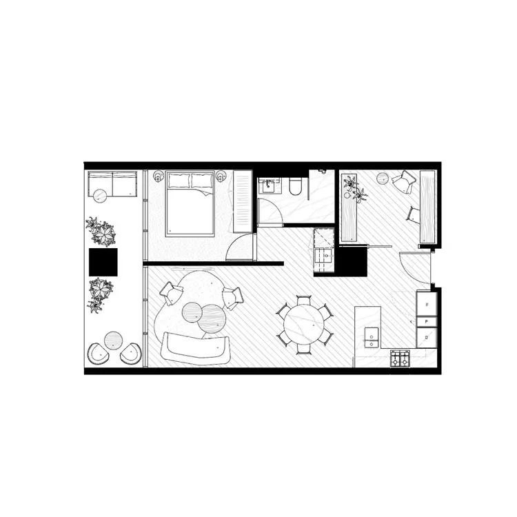 Floorplan of Homely apartment listing, - St Kilda Road, Melbourne VIC 3004