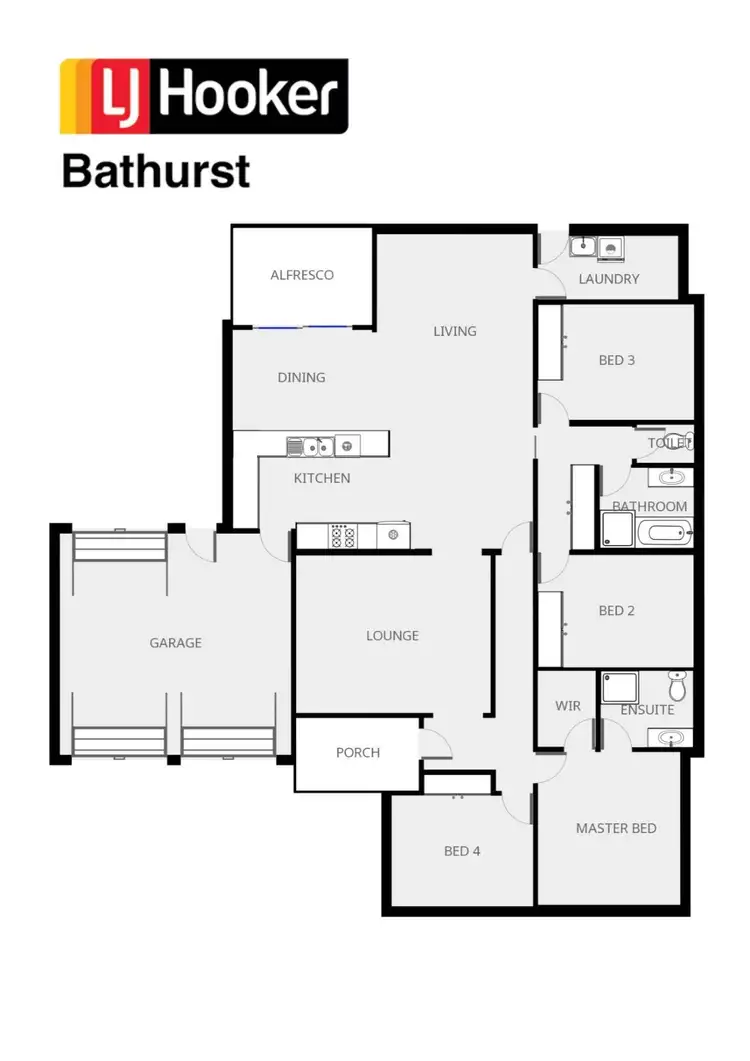 Floorplan of Homely house listing, 61 Marsden Lane, Kelso NSW 2795