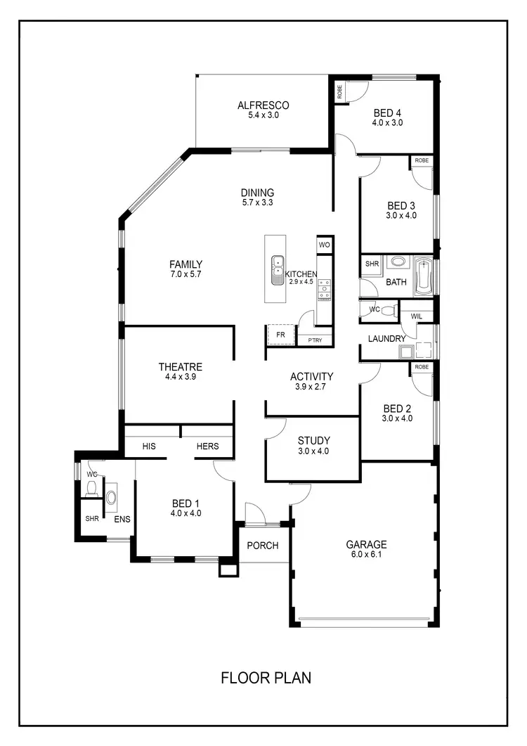 Floorplan of Homely house listing, 55 Gaebler Road, Hammond Park WA 6164