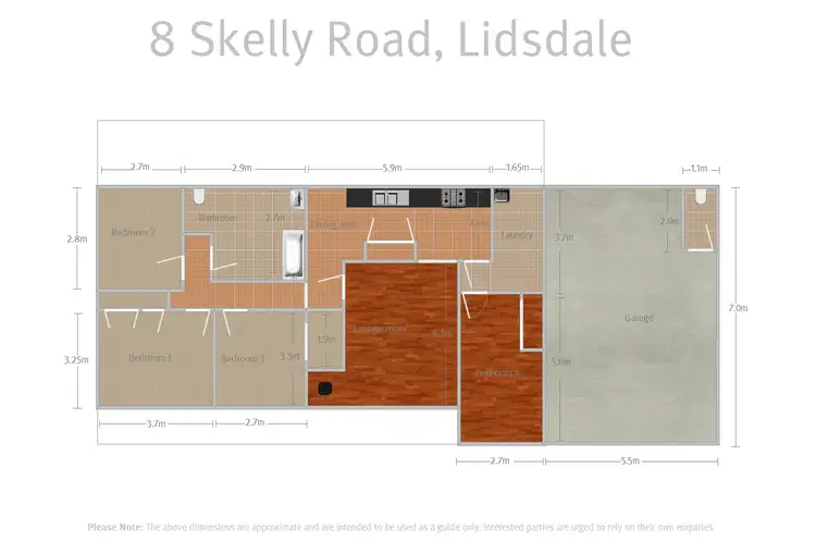 Floorplan of Homely house listing, 8 Skelly Road, Lidsdale NSW 2790