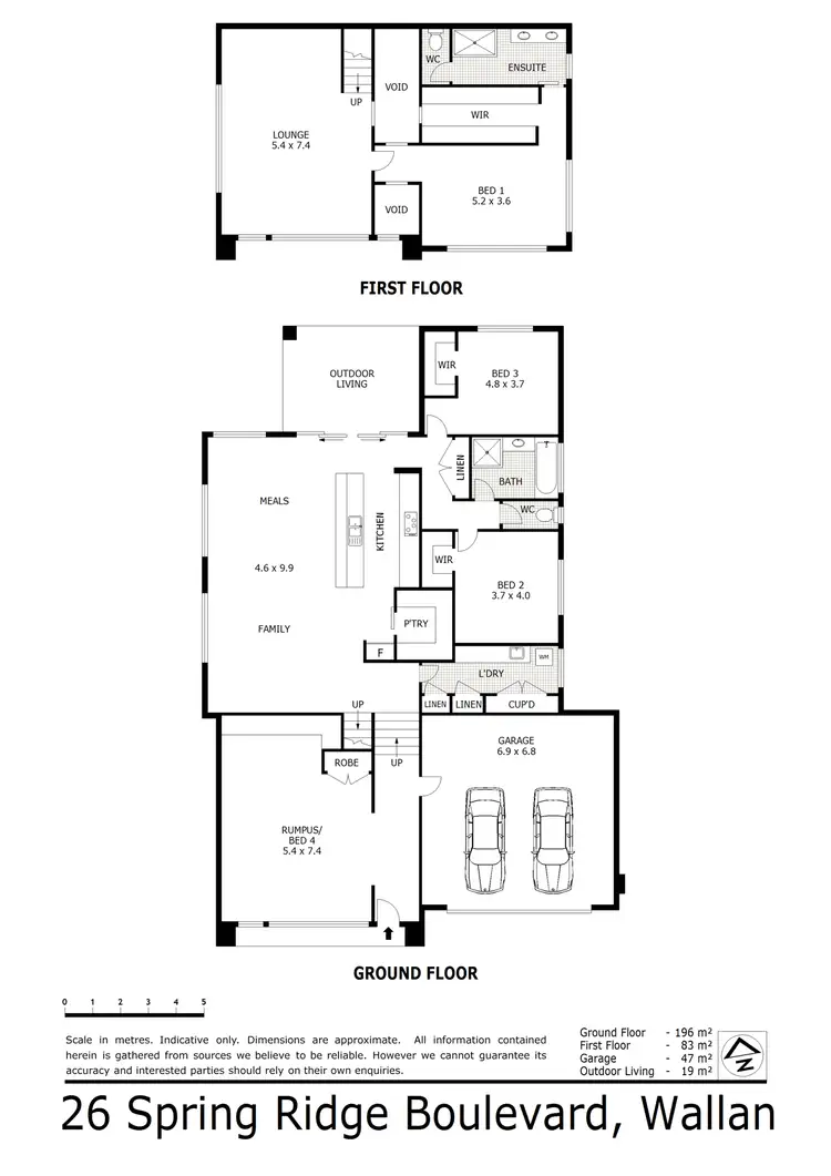 Floorplan of Homely house listing, 26 Springridge Boulevard, Wallan VIC 3756