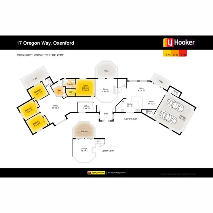 Floorplan of Homely house listing, 17 Oregon Way, Oxenford QLD 4210