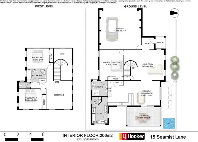 Floorplan of Homely house listing, 15 Seamist Lane, Evans Head NSW 2473