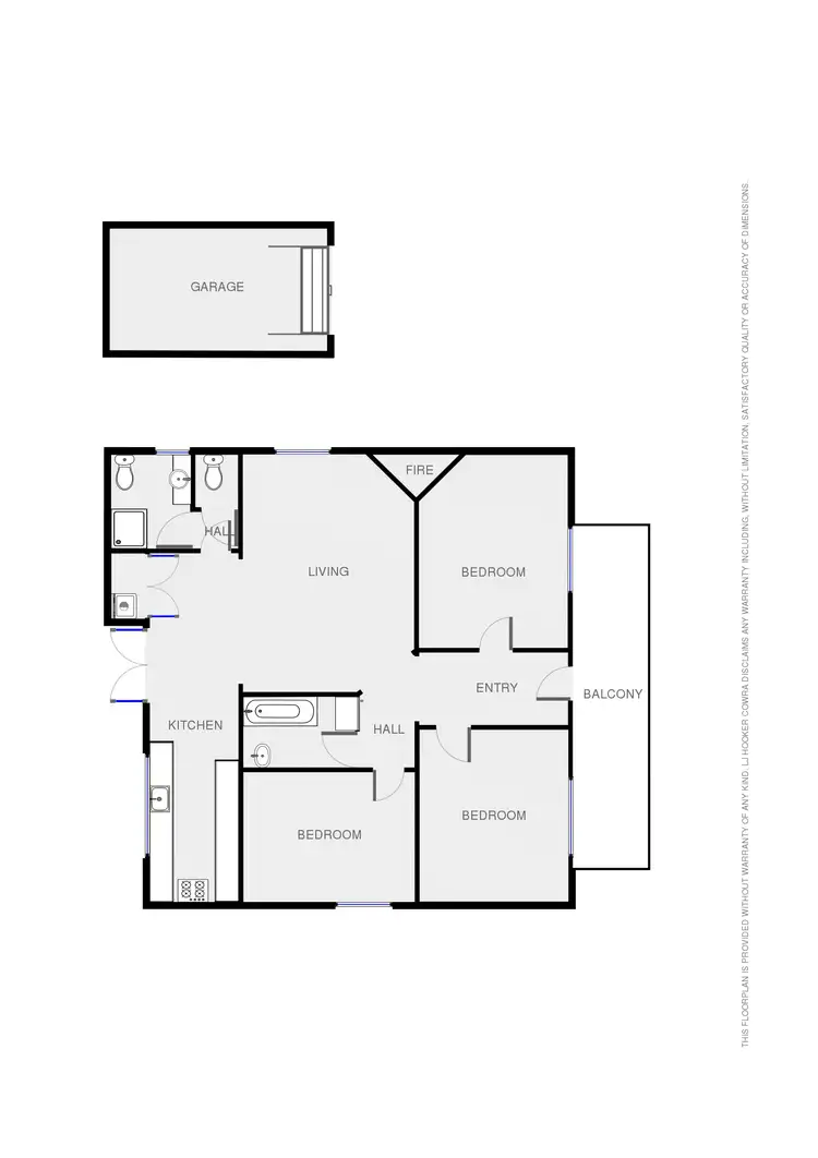 Floorplan of Homely house listing, 6 Daly Street, Cowra NSW 2794