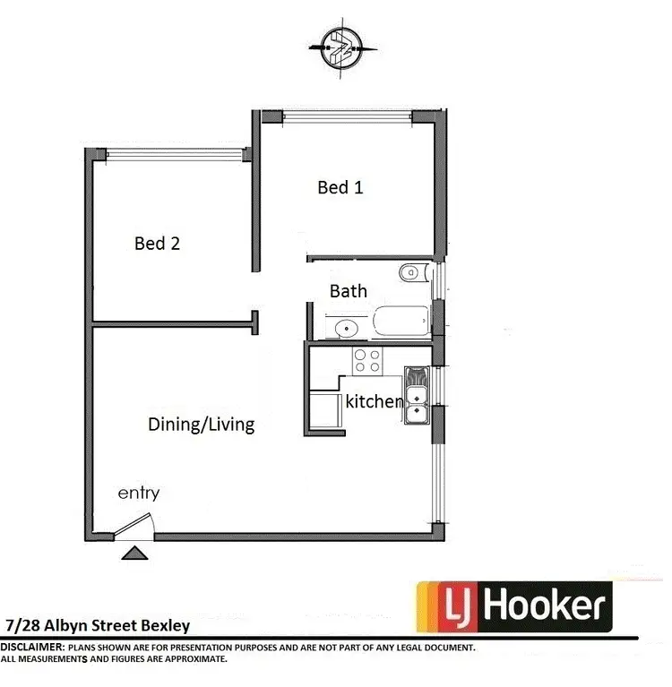 Floorplan of Homely unit listing, 7/28 ALBYN STREET, Bexley NSW 2207