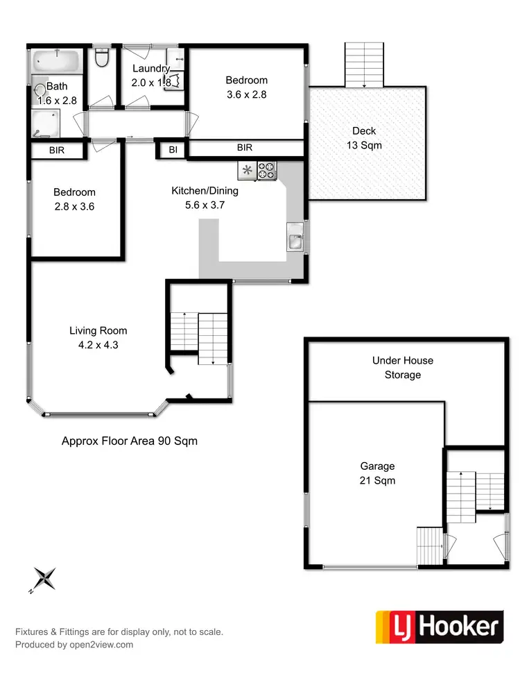 Floorplan of Homely unit listing, 1/4 Lucia Court, Glenorchy TAS 7010