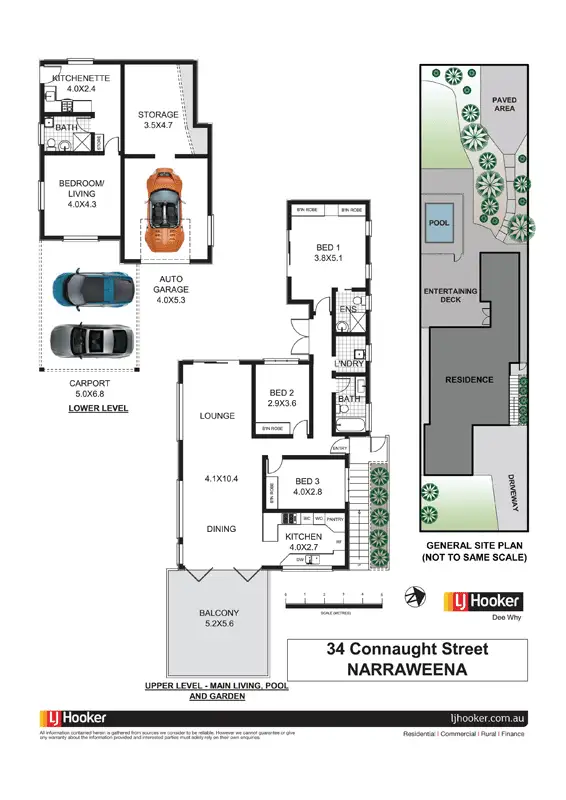 Floorplan of Homely house listing, 34 Connaught Street, Narraweena NSW 2099