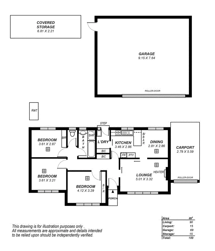 Floorplan of Homely house listing, 1 Ralph Street, Sturt SA 5047