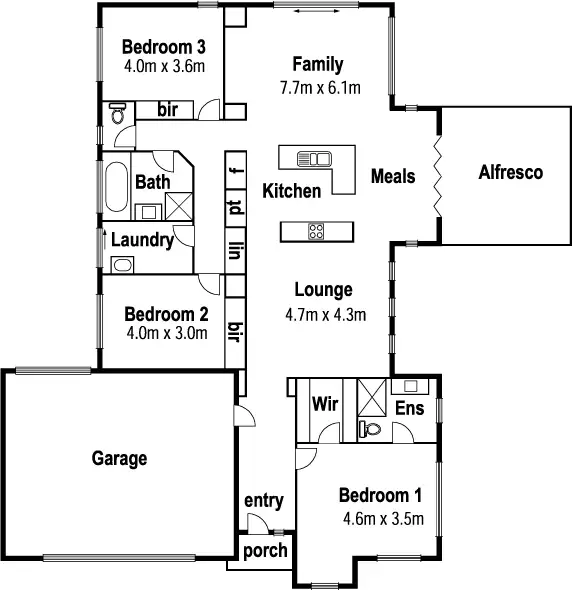 Floorplan of Homely house listing, 9 Florence Drive, Mernda VIC 3754