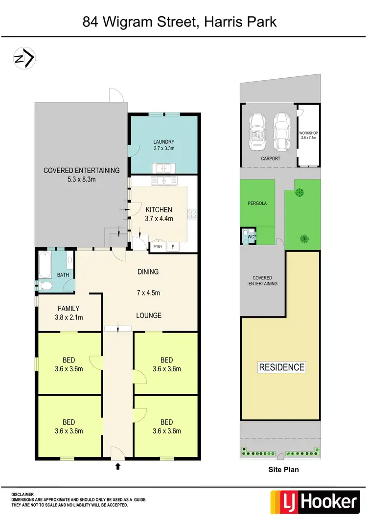 Floorplan of Homely house listing, 84 Wigram Street, Harris Park NSW 2150