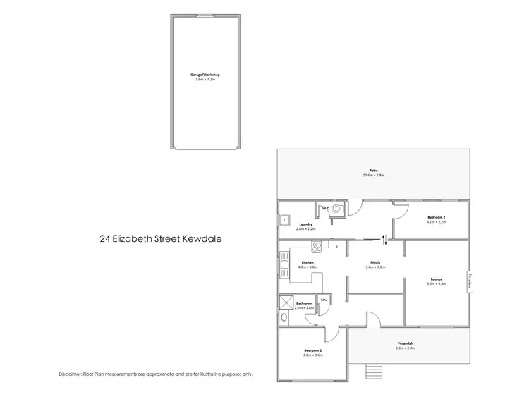 Floorplan of Homely house listing, 24 Elizabeth Street, Kewdale WA 6105