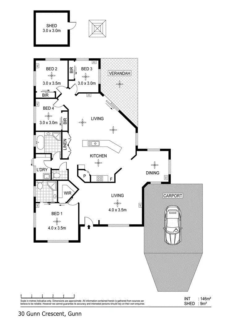Floorplan of Homely house listing, 30 Gunn Crescent, Gunn NT 832