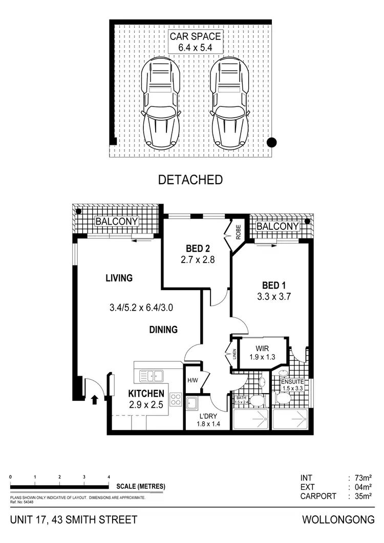 Floorplan of Homely unit listing, 17/43 Smith Street, Wollongong NSW 2500