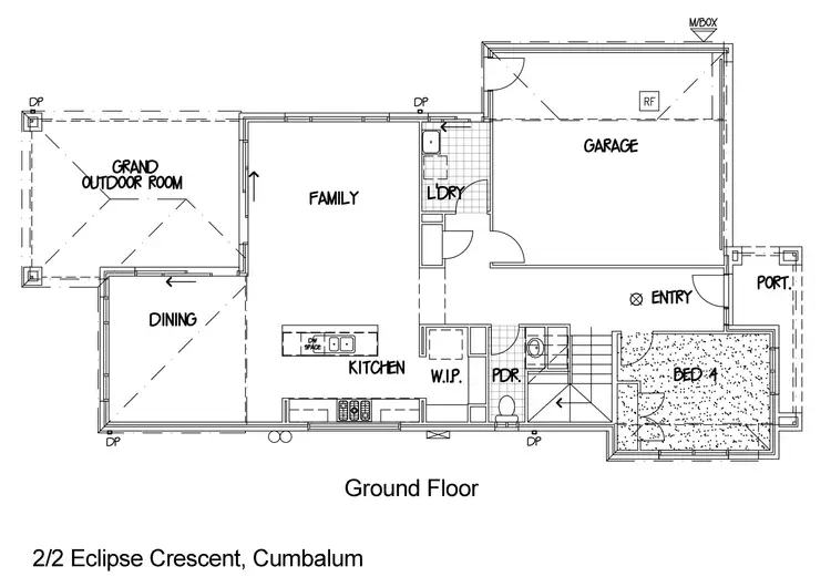 Floorplan of Homely house listing, 2/2 Eclipse Crescent, Cumbalum NSW 2478