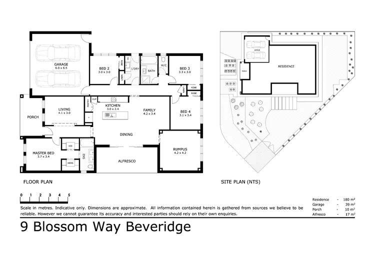 Floorplan of Homely house listing, 9 Blossom Way, Beveridge VIC 3753