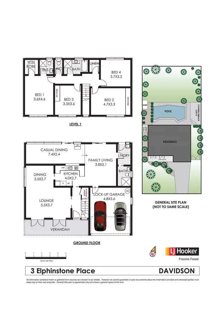 Floorplan of Homely house listing, 3 Elphinstone Place, Davidson NSW 2085