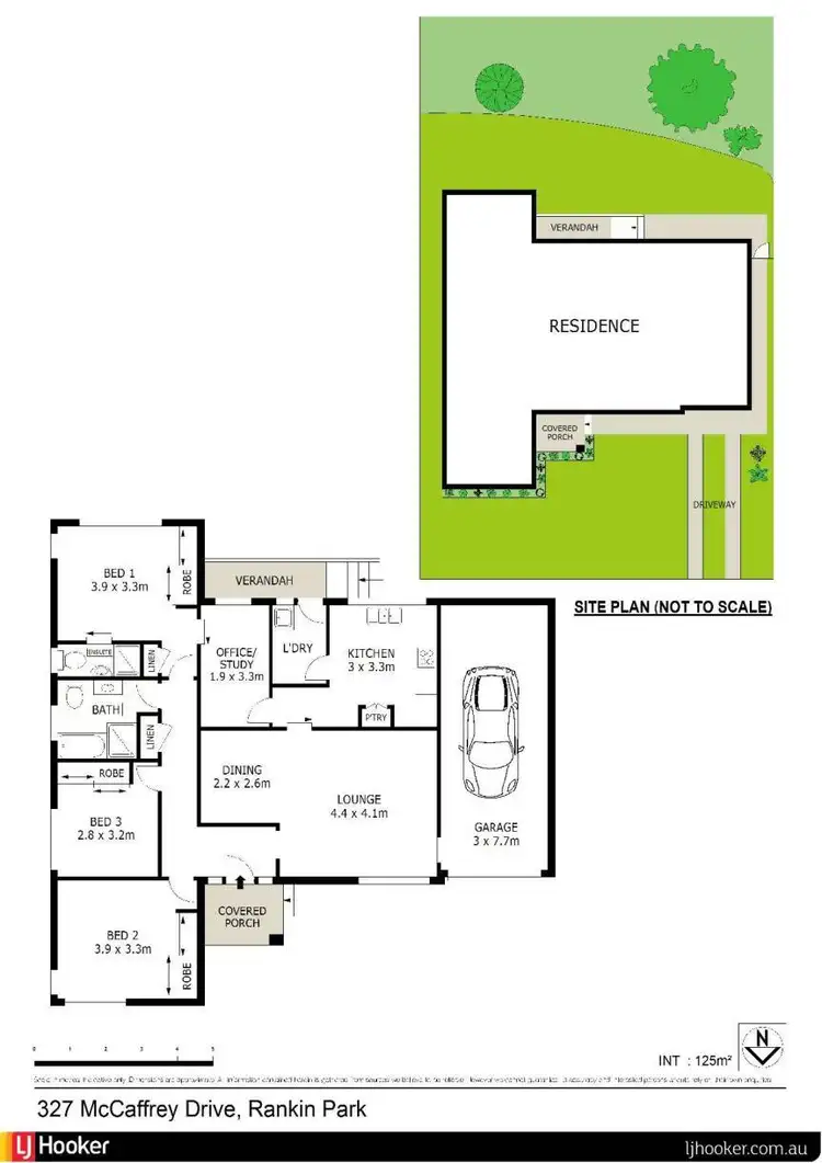 Floorplan of Homely house listing, 327 McCaffrey Drive, Rankin Park NSW 2287