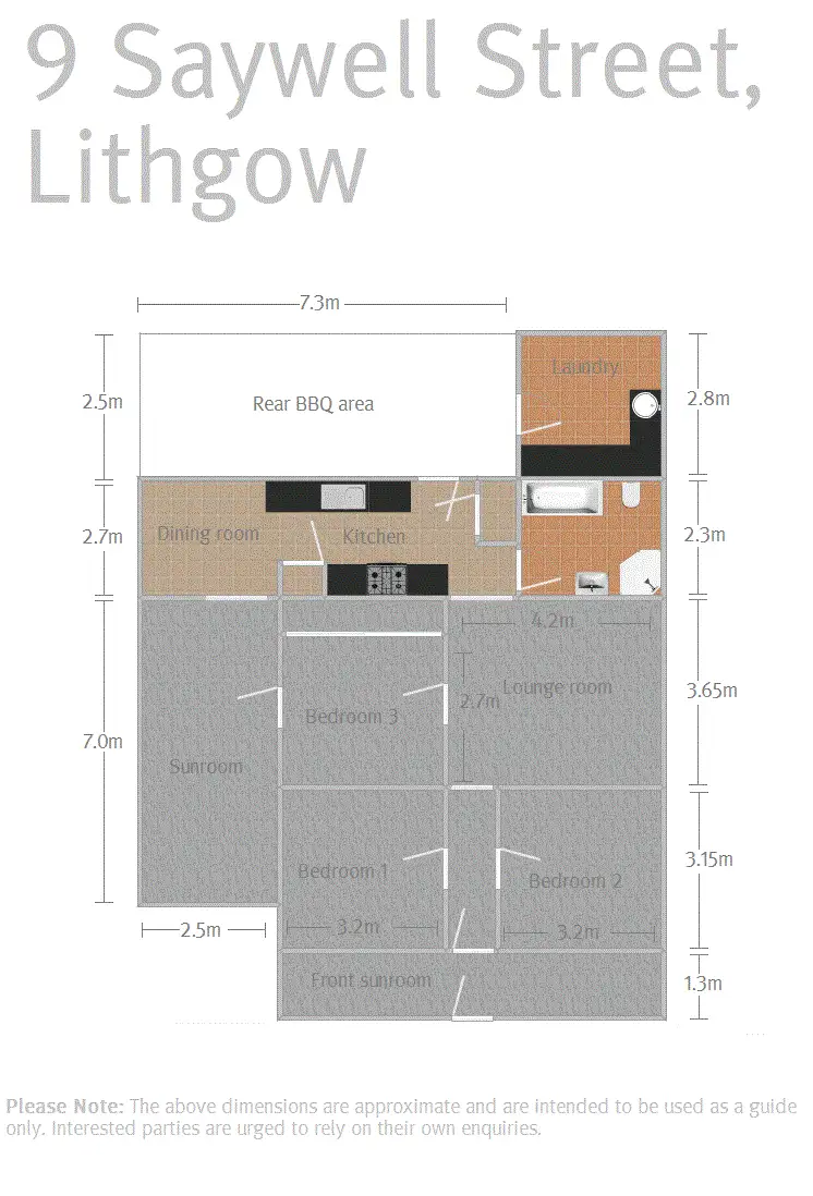 Floorplan of Homely house listing, 9 Saywell Street, Lithgow NSW 2790