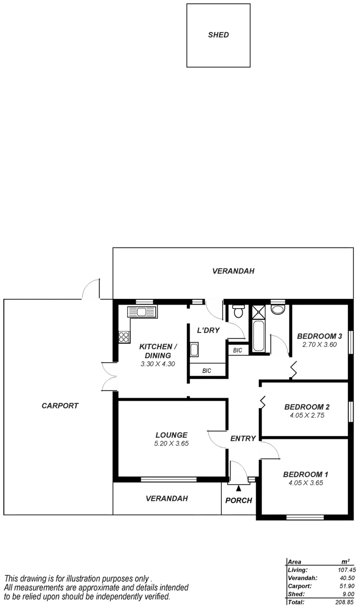 Floorplan of Homely house listing, 2 Meadowvale Road, Modbury SA 5092