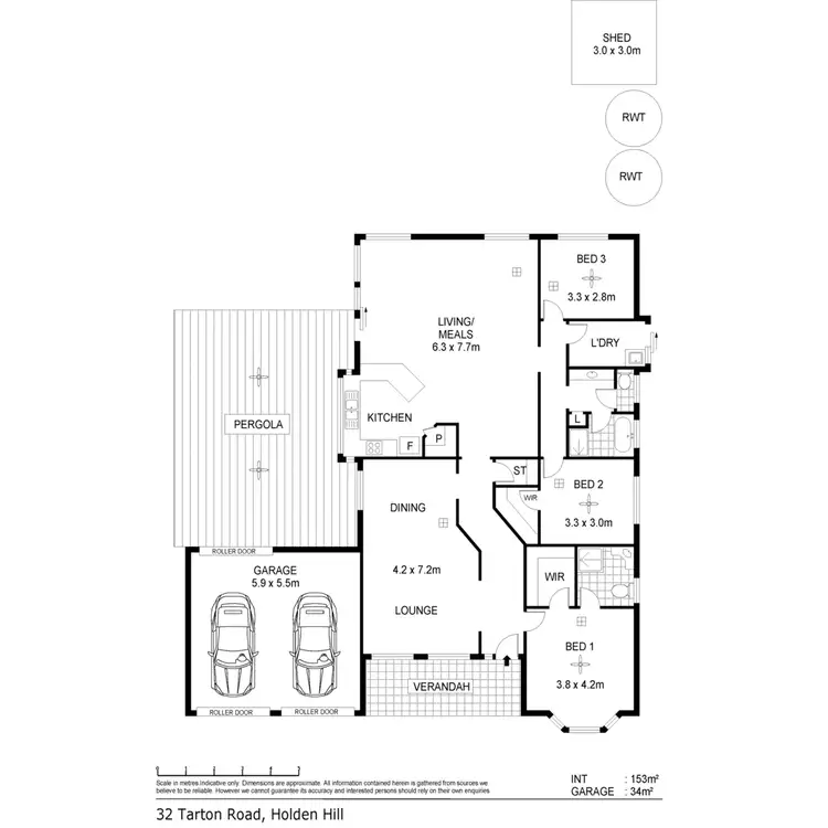 Floorplan of Homely house listing, 32 Tarton Road, Holden Hill SA 5088