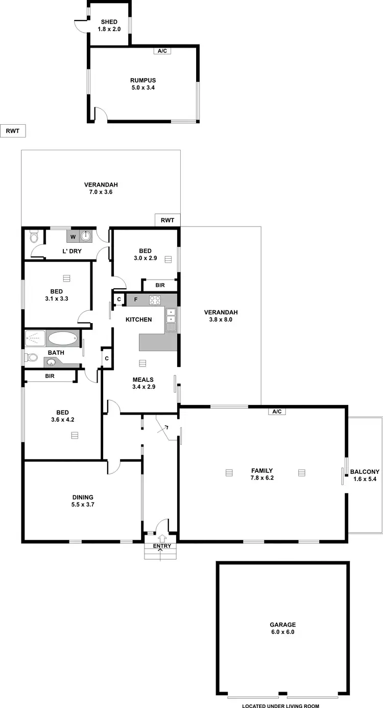 Floorplan of Homely house listing, 15 Goodwin Court, Para Hills SA 5096