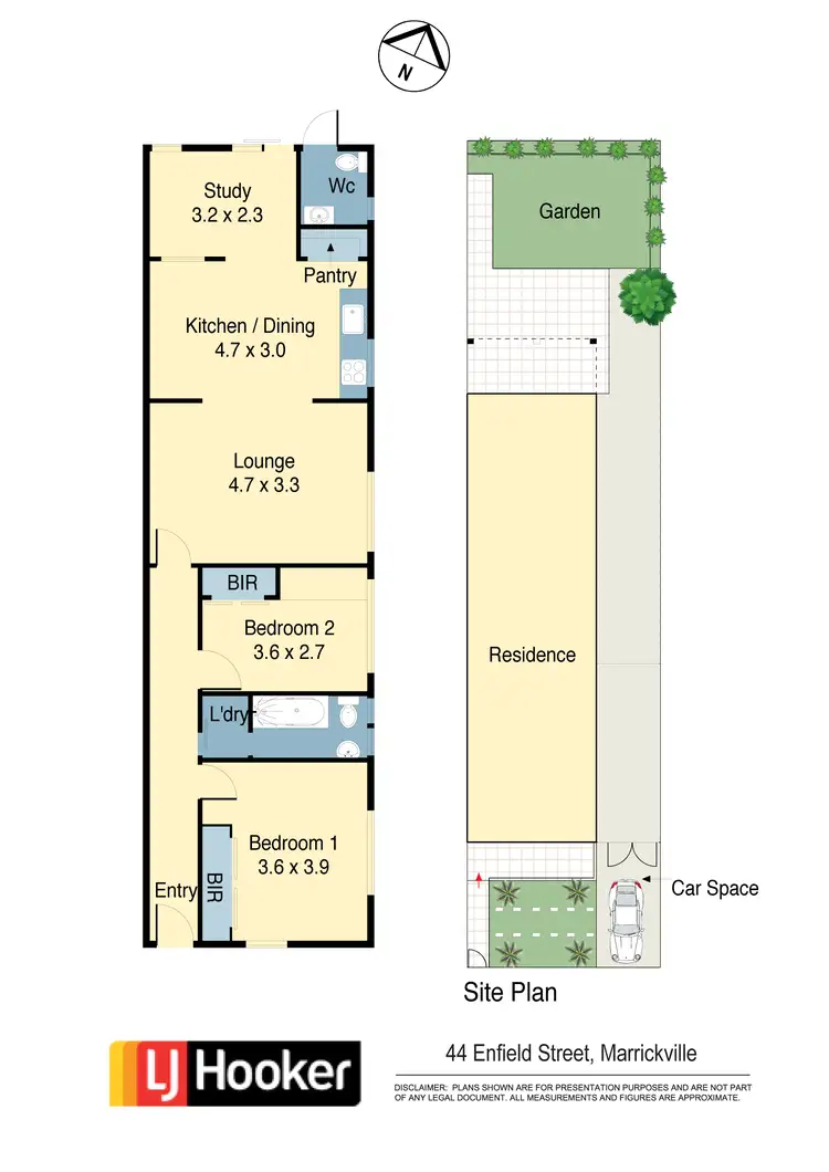 Floorplan of Homely house listing, 44 Enfield Street, Marrickville NSW 2204