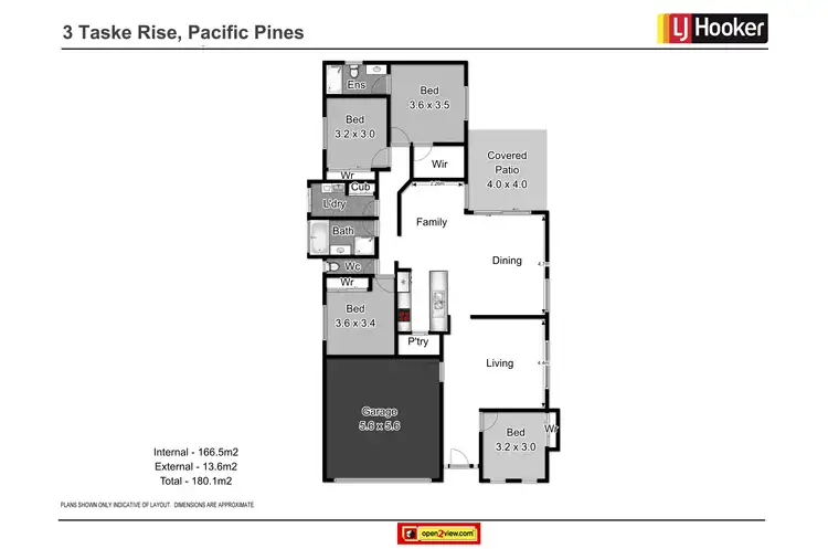 Floorplan of Homely house listing, 3 Taske Rise, Pacific Pines QLD 4211