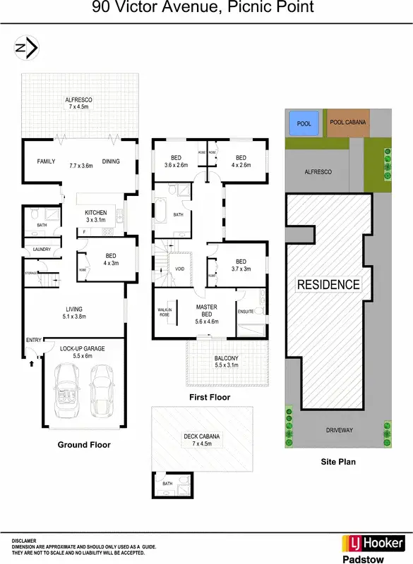 Floorplan of Homely house listing, 90 Victor Avenue, Picnic Point NSW 2213