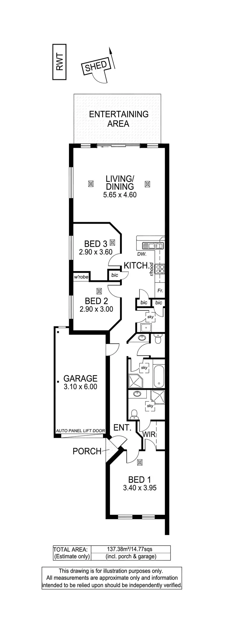Floorplan of Homely house listing, 3 Carbnet Place, Seacombe Gardens SA 5047