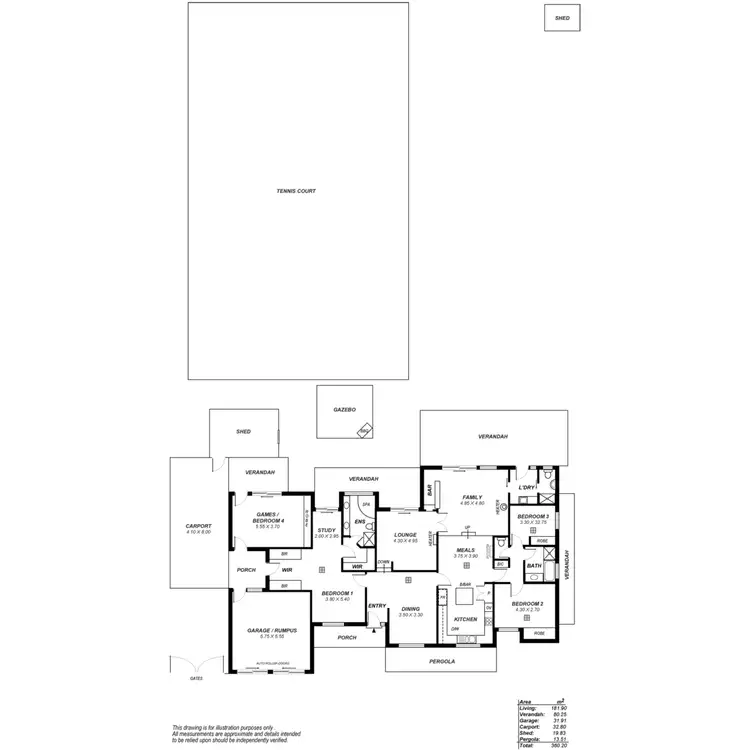 Floorplan of Homely house listing, 13 Seville Avenue, Gulfview Heights SA 5096