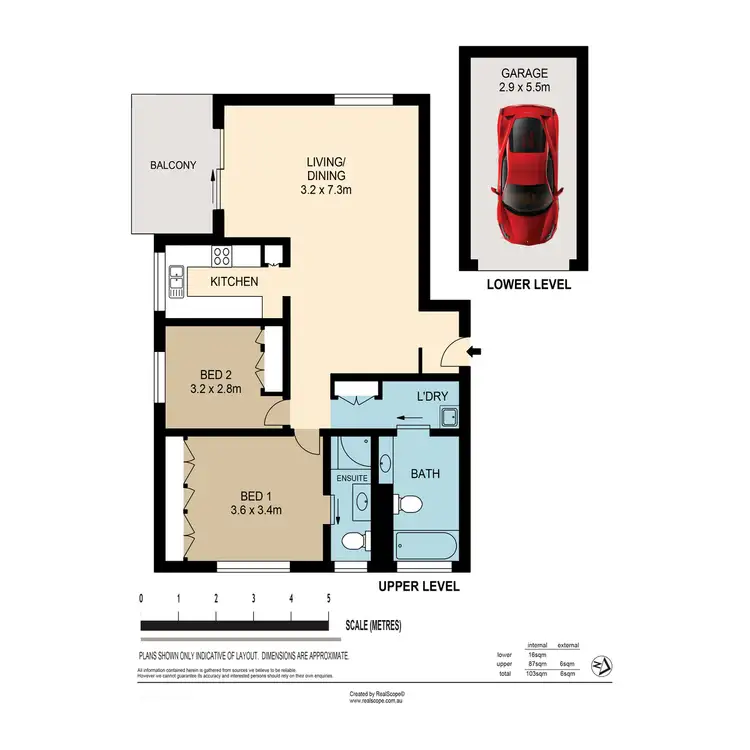 Floorplan of Homely unit listing, 34/68 Bellevue Terrace, St Lucia QLD 4067