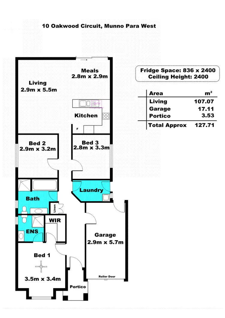 Floorplan of Homely villa listing, 10 Oakwood Circuit, Munno Para West SA 5115