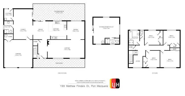Floorplan of Homely house listing, 199 Matthew Flinders Drive, Port Macquarie NSW 2444