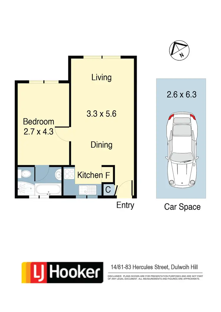 Floorplan of Homely apartment listing, 14/81-83 Hercules Street, Dulwich Hill NSW 2203
