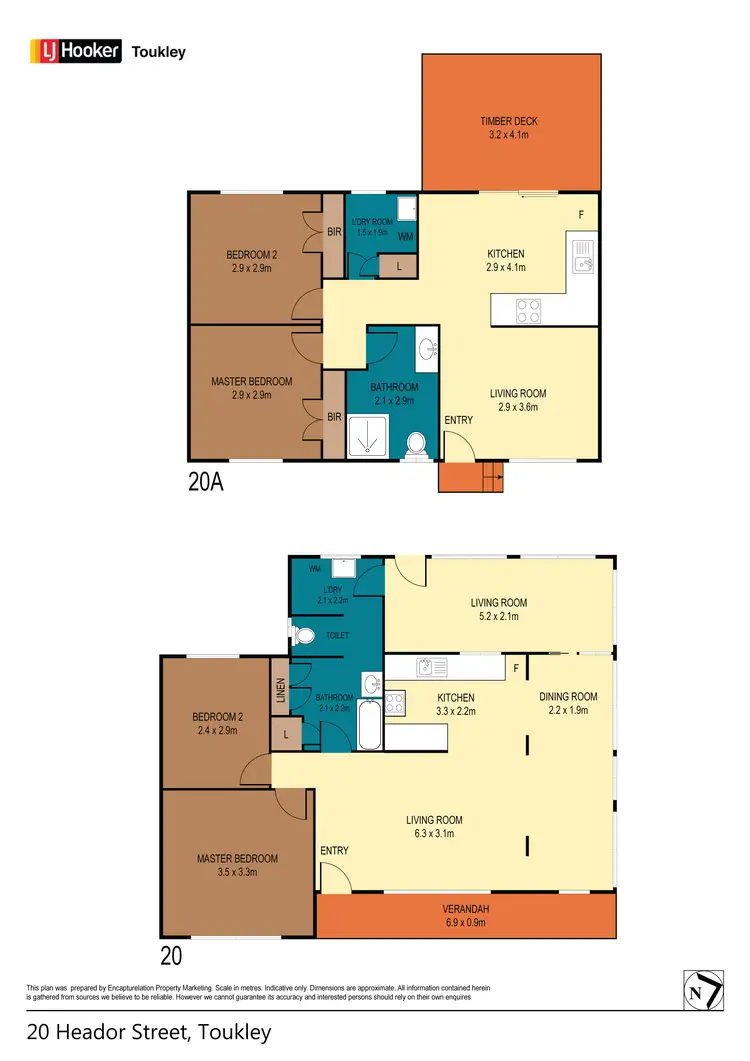 Floorplan of Homely house listing, 20 Heador Street, Toukley NSW 2263