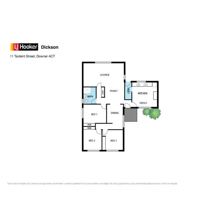 Floorplan of Homely house listing, 11 Tardent Street, Downer ACT 2602