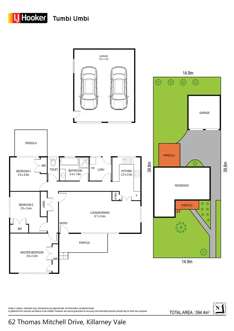 Floorplan of Homely house listing, 62 Thomas Mitchell Road, Killarney Vale NSW 2261