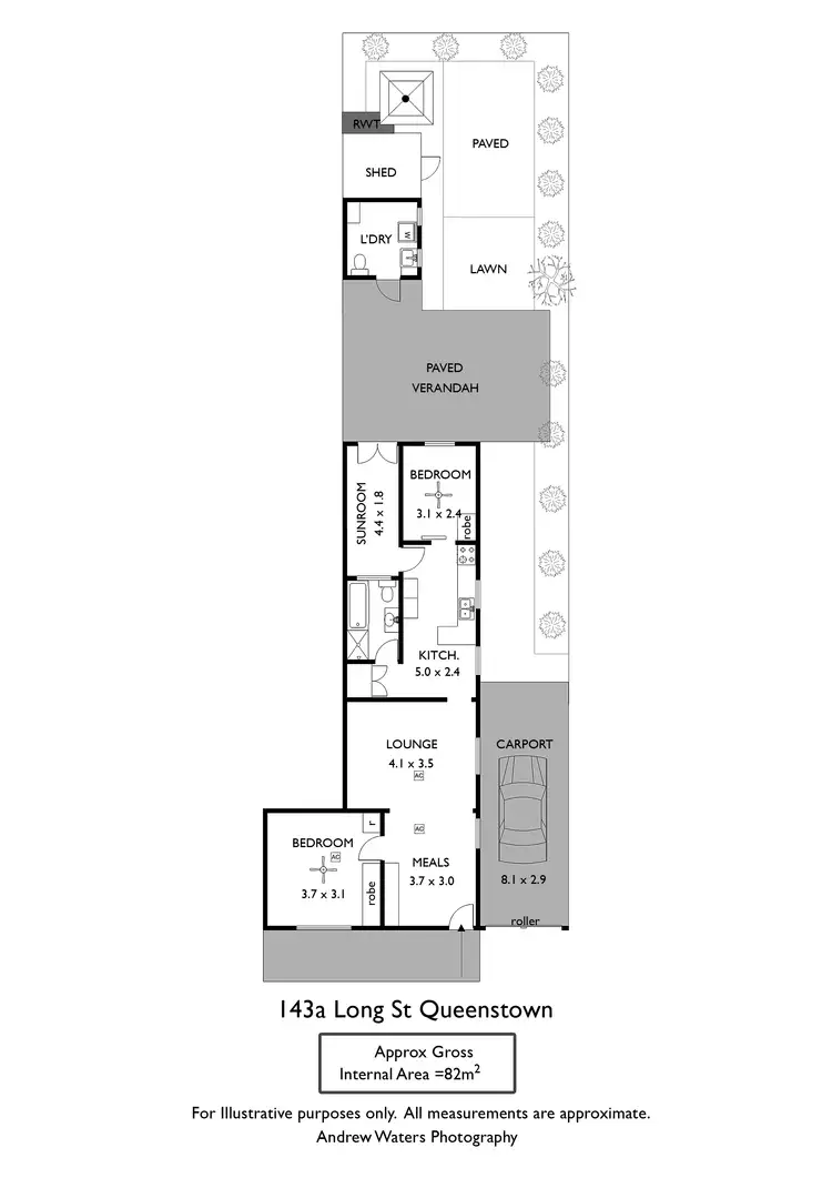 Floorplan of Homely house listing, 143a Long Street, Queenstown SA 5014